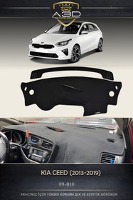 Resim A3D TORPİDO KORUMA Kia Ceed (2013+) Torpido Korumasi Koruyucu Kilifi Halisi Örtü Gögüs Panel 