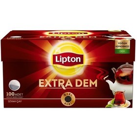 Resim Lipton Extra Dem Siyah Demlik Poşet Çay 2'li 100 x 3.2 G 