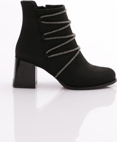 Resim Dgn 746 Kadin Topuklu Bot 746-1922-R1680 Siyah 