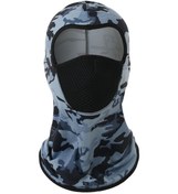 Resim Butu Nefes Alabilir Örgü Güneş Korumalı Boyun Körüğü Açık Gri Kamuflaj 