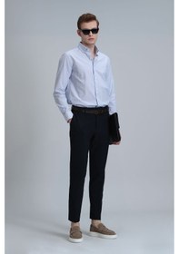 Resim Lufian Erkek Hery Smart Chino Slim Fit Pantolon 111190318 Lacivert 