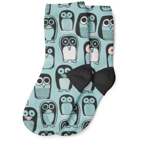 Resim Penguenler Çocuk Çorap - 5-8Yaş 