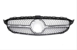 Resim Mercedes W205 2019+ Uyumlu Diamond Panjur Gri 