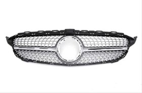 Resim Mercedes W205 2019+ Uyumlu Diamond Panjur Gri 