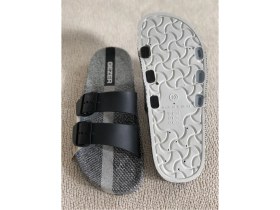 Resim Erkek Kaymaz Taban Plaj Terlik 