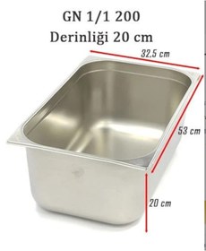 Resim ÜRET 1/1 200 GASTRONOM KÜVET (28 LT ) 