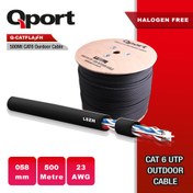 Resim QPORT 500M CAT6 MAKARALI OUTDOOR LSZH KABLO (Q-CATFLASH) 