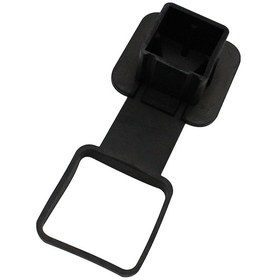 Resim Symbee Toyota 4runner Rav4 İçin Kauçuk Trailer Hitch Koruması - 2" X 2" Alıcı Boru Uyumlu, Kolay Kurulum, Toz Ve Nem Engeli 