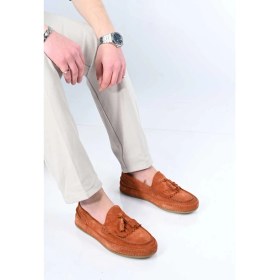 Resim Bestello Bağcıksız Püsküllü Kauçuk Taban Hakiki Deri Loafer 174-302 Erkek Ayakkabı 
