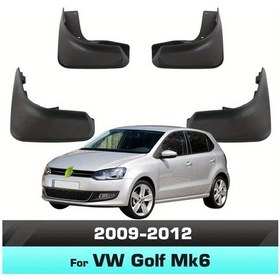 Resim Topnotch Abs Vw Golf 6 Mk6 2009 2010 2011 2012 Çamurluk Kanatları Seti 4 Parça Araç Aksesuarları 