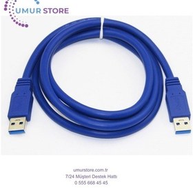 Resim Usb 3.0 Erkek Erkek Kablo 60 Cm Usb 3.0 Kablo 