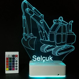 Resim Modiwa Design Çocuklara Özel 3D Kepçe Masaüstü Dekoratif LED Lamba 