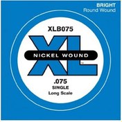 Resim D'Addario XLB075 Tek Bas Gitar Teli 