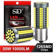 Resim Kırmızı 2 Adet Süper Parlak 50 W 1156 Ba15s P21w Bau15s Py21w 7440 W21w P21/5 W 1157 Bay15d T20 7443 W21/5 W Led Ampul 55763325 