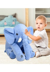 Resim Uyku Arkadaşım Fil Peluş Fil 80cm Dev 