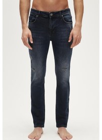 Resim Bad Bear Xavier Jeans Indigo Mavi Erkek Denim Pantolon-indigo İndigo 