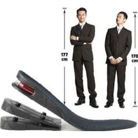 Resim Mucit Home 7 Cm Tam Boy Uzatıcı Tabanlık Hava Yastıklı Boyuzatan Ayakkabı Tabanlığı Gizli Topuk Yükseltici 