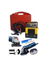 Resim Staxx Power ST201AT Çift Kartlı İnvertör Kaynak Makinesi 201 Amper + Taşlama 