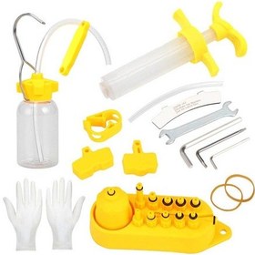 Resim Dağ Bisikleti Hidrolik Disk Fren Mineral Yağ Hava Alma Kiti Bisiklet Fren Onarım Bakım Araçları Diğer 