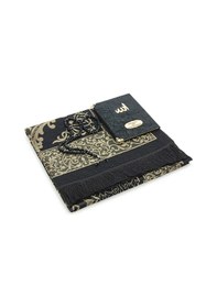 Resim Siyah Mevlüt Hediyelik Kadife Kaplı Yasin Kitabı Tesbih Çeyizlik Seccade Seti 