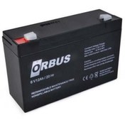 Resim ORBUS 6v 12 Ah Akü Kuru Tip (150*50*94) (1.65 KG) 