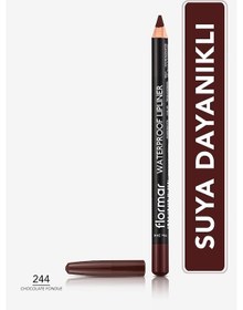 Resim Flormar Waterproof Lipliner Sudan Etkilenmeyen Dudak Kalemi 244 Chocolate Fondue 