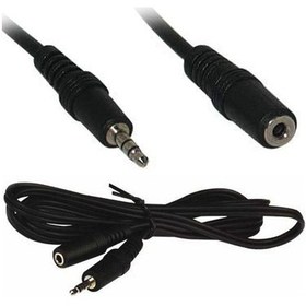 Resim 3.5 Mm Stereo Erkek Dişi 10 Metre Uzatma Kablosu 