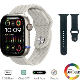 Resim Technodia Hk9 Pro Plus Akıllı Saat Gen3 Amoled Akıllı Saat 