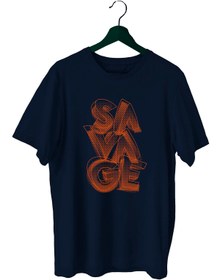 Resim BLUU Savage Sporcu T-shirt Bisiklet Yaka 