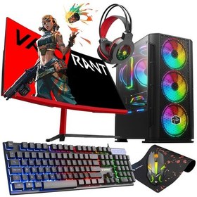 Resim Zeiron FX55 i5-3470 16 GB 240 GB RX550 23.8" Curved Masaüstü Oyuncu Bilgisayarı 