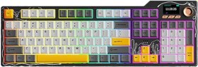 Resim Coverzone AJAZZ AK35I V4 Kablosuz Mekanik Klavye, Akıllı Ekran, RGB Aydınlatma, 3 Bağlantı Modu, Programlanabilir Yazılım, Hot-Swappable Tuşlar, 10000mAh (Ak35i V4 - Sarı Siyah) 