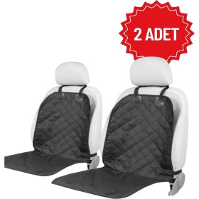 Resim 2’li Sıvı Geçirmez Oto Ön Koltuk Koruyucu Kılıf Seti 55X130 cm Araba Araç Evcil Hayvan Koltuk Örtüsü 