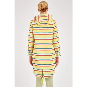 Resim Maraton Comfort Kadın Kapşonlu Uzun Kol Sarı Yağmurluk 19327 