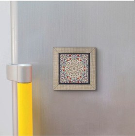 Resim Osmanlı Çini Deseni Baskılı Mdf Magnet 7x7 363 