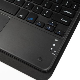 Resim Senon Galaxy Tab S9 Ultra SM-X910 Zore Border Keyboard Bluetooh Bağlantılı Standlı Klavyeli Tablet Kılıfı 