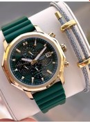 Resim Lee Cooper İtalyan Tasarım Bileklik Hediyeli Silikon Kordon 5 Atm Erkek Kol Saati Elc.08238.175 Sarı 