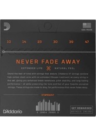 Resim D'addario Xtapb1047 Xt Phosphor Bronze Akustik Gitar Tel Seti 10-47 Extra Light, Yumuşak Çalım Hissi, Fosfor Bronz Sıcaklığı Ve Xt Teknolojisi İle Taze Tel Tınısı 