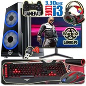 Resim WARBOX Trevor I3 3220 3.30ghz 16gb Ram 240gb Ssd 250gb Hdd R7 240-4gb E.kartı 22" Monitör Gaming Pc 