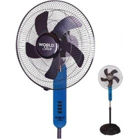 Resim abnturk Uzaktan Kumandalı 5 Kanat Metal Pervaneli 110W Zaman Ayarlı 18 Stand Fan Ayaklı Vantilatör 