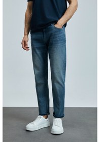 Resim Lufian Bruno Smart Slim Fit Erkek Jean Pantolon 111200192 Mavi 