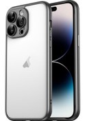 Resim Cbtx İphone Uyumlu 14 Pro Macaron Pc Lens Cam Film İle Saf Sınır Çerçevesi 