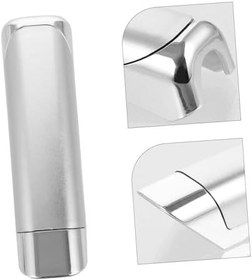 Resim iplusmile Otomotiv Vites Kapağı Araba Vites Topuzu Sağlam Abs Koruyucu Vites Topuzu Kapağı Otomatik Araçlar İçin Araba Aksesuarı Gümüş Beyaz 