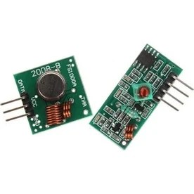 Resim Vuralsin38 433MHZ Rf Kablosuz Alıcı Verici Modül - Transmitter Receiver 