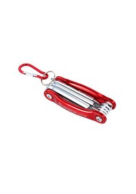 Resim Lemestar 8'li Taşınabilir Metal Katlanır Metrik Allen Altıgen Anahtar Seti,kırmızı 