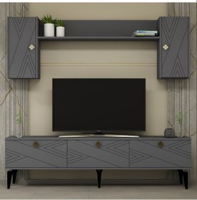 Resim Touch Tv Ünitesi Takımı Antrasit-antrasit 