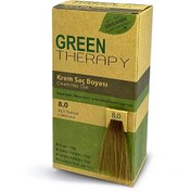 Resim Green Therapy Krem Saç Boyası 8.0 Açık Kumral 