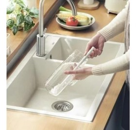 Resim Ozcmax Kavanoz ve Biberon Yıkama Fırçası Silikon 