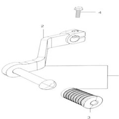 Resim Hero x Pulse 200 4V Vıtes Pedalı Hr-Ort F3631 
