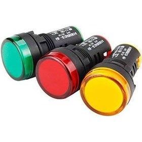 Resim 3 Adet Ac 220V Dijital Pano Led Gösterge Işığı Voltmetre Değildir 