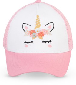 Resim Civil Girls Unicorn 2-5 Yaş Çocuk Kız Kep Şapka - Beyaz - Beyaz / Standart 